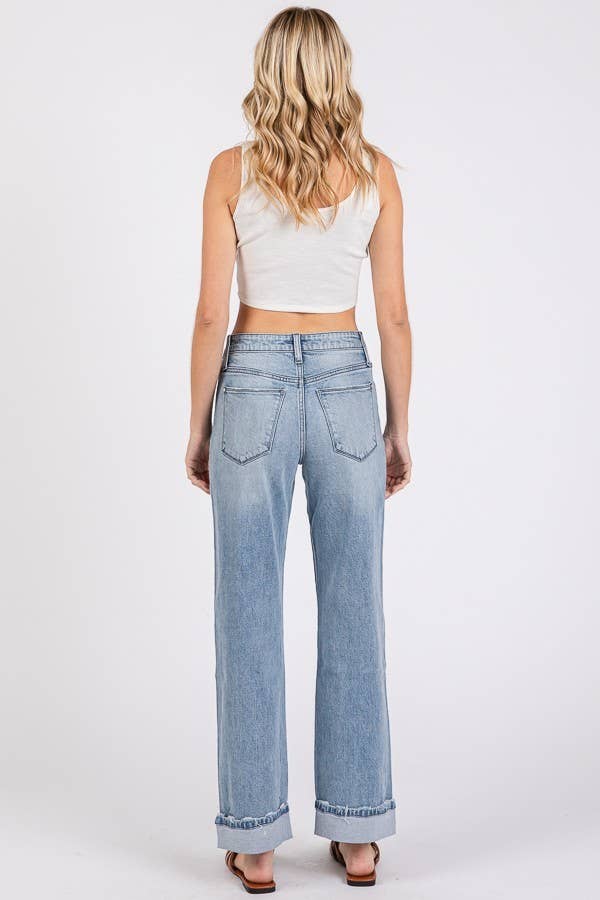 P1378X-ML SUPER SOFT TOUCH LOW RISE COMFORT BAGGY STRAIGHT