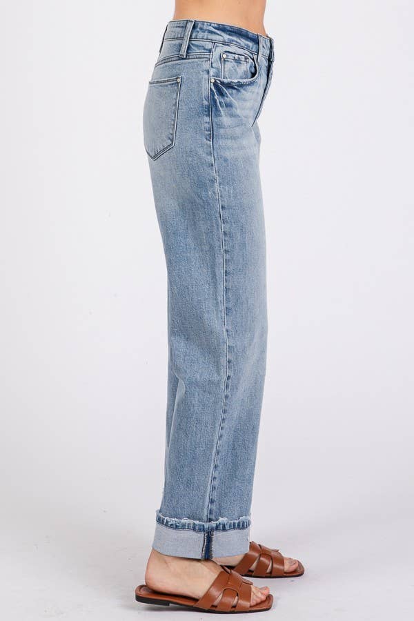 P1378X-ML SUPER SOFT TOUCH LOW RISE COMFORT BAGGY STRAIGHT