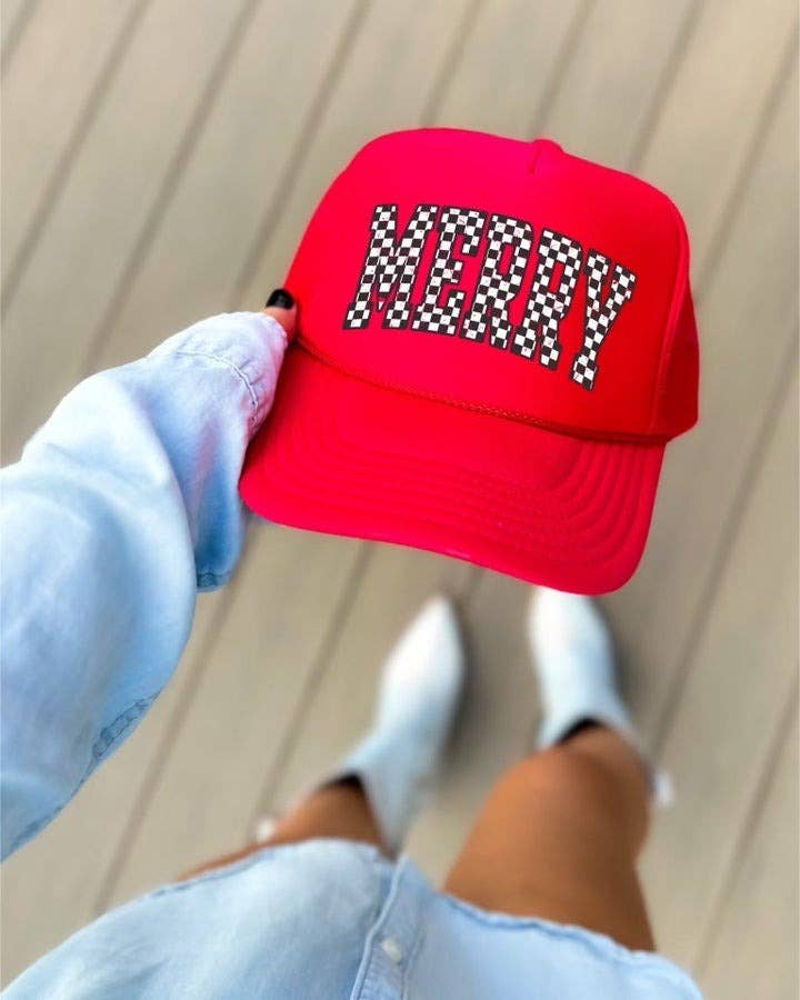 Checkered Merry (Trucker Hat)