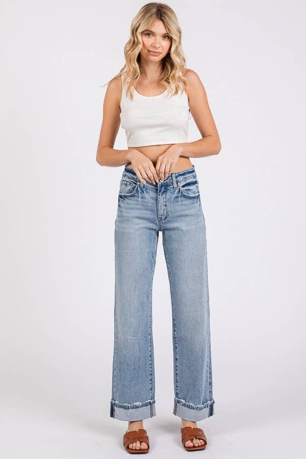 P1378X-ML SUPER SOFT TOUCH LOW RISE COMFORT BAGGY STRAIGHT