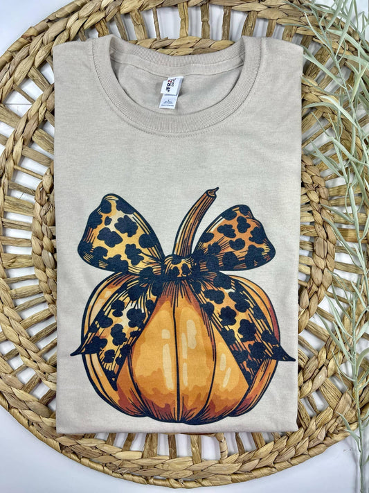 Pumpkin with Bow (T-Shirt)