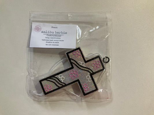 Floral Cross Freshie