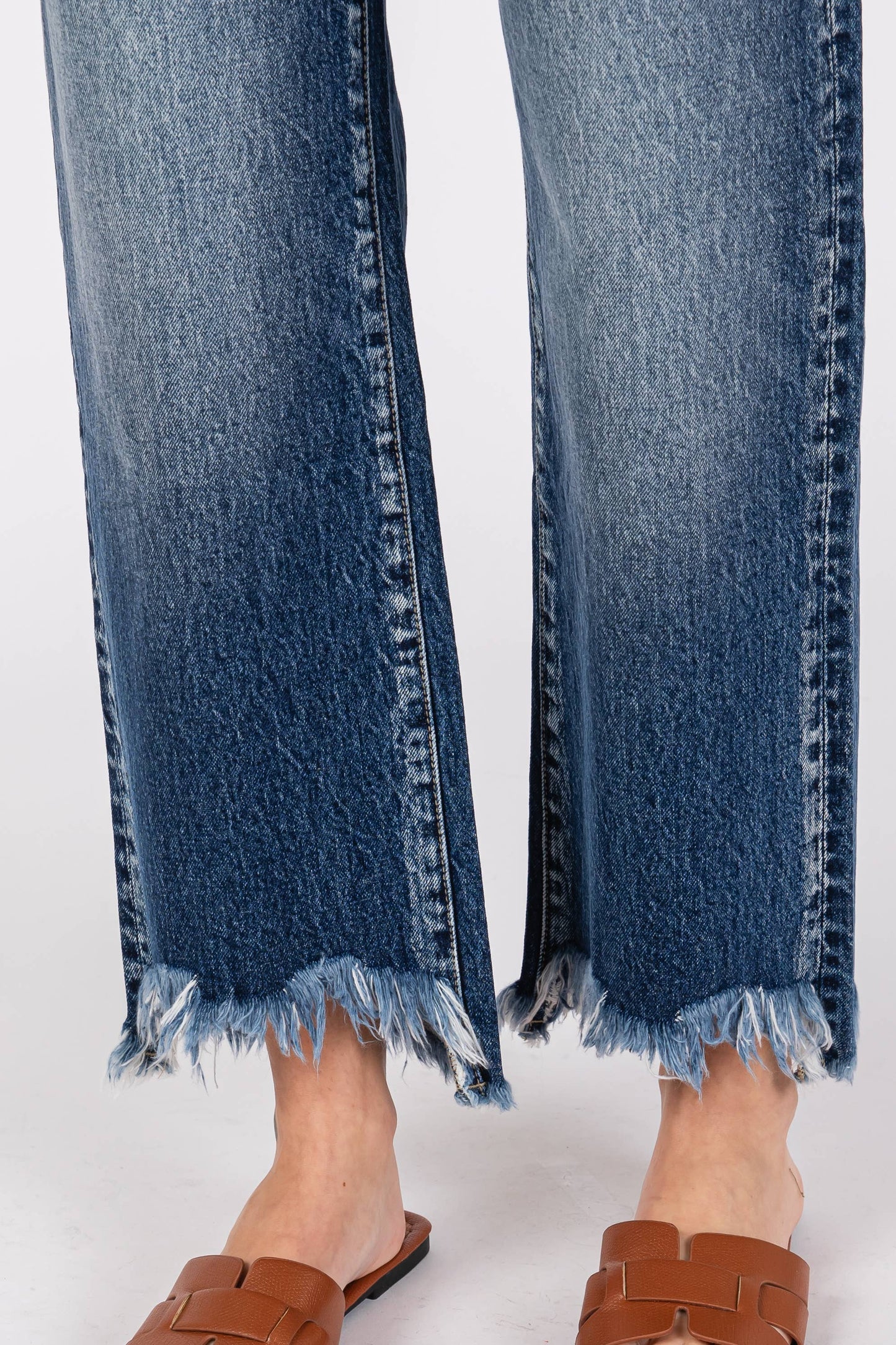 P1147W-DM HIGH RISE COMFORT STRETCH VINTAGE WIDE LEG JEANS