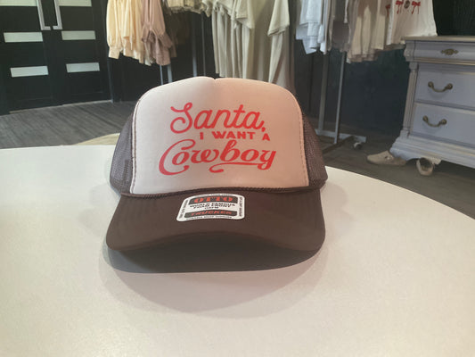 Santa I want A Cowboy