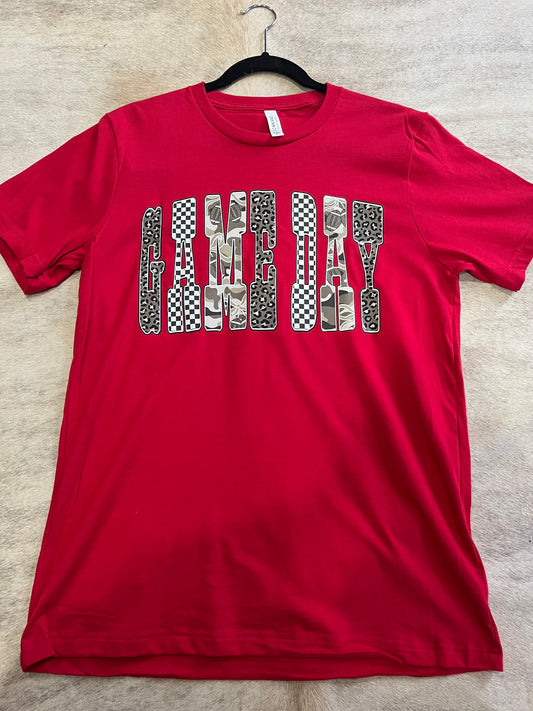 Red Game Day T-shirt