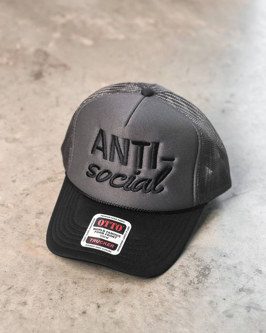 Antisocial Embroidery Cap