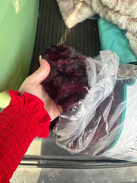 Red & Black Handmade Heifer