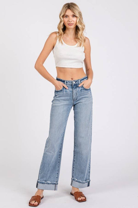 P1378X-ML SUPER SOFT TOUCH LOW RISE COMFORT BAGGY STRAIGHT